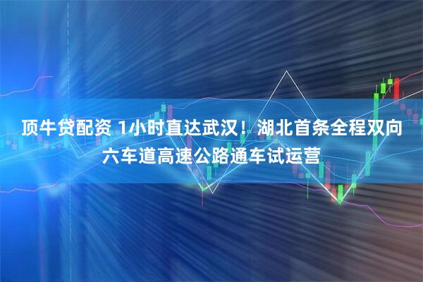 顶牛贷配资 1小时直达武汉！湖北首条全程双向六车道高速公路通车试运营